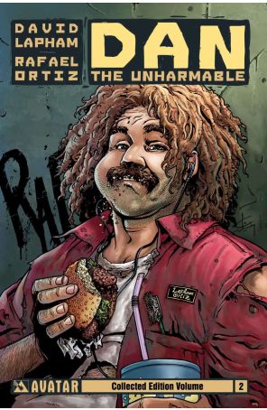 Dan the Unharmable TPB 2 published by Avatar with cover art by Rafael Ortiz