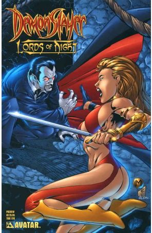 Demonslayer: Lords of Night Ashcan 1E published by Avatar with cover art by Marat Mychaels