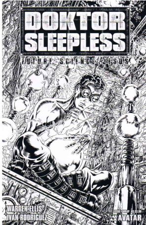 Doktor Sleepless 1B published by Avatar with cover art by Raúlo Cáceres