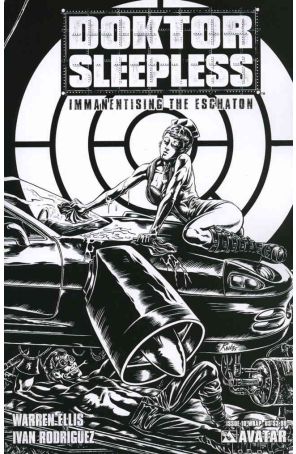 Doktor Sleepless 10A published by Avatar with cover art by Raúlo Cáceres