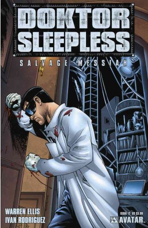 Doktor Sleepless 12 published by Avatar with cover art by Raúlo Cáceres