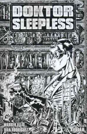 Doktor Sleepless 2A published by Avatar with cover art by Raúlo Cáceres