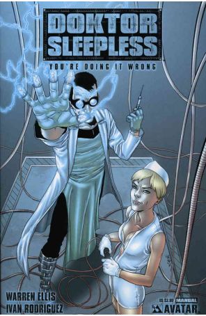 Doktor Sleepless Annual 1 published by Avatar with cover art by Jacen Burrows
