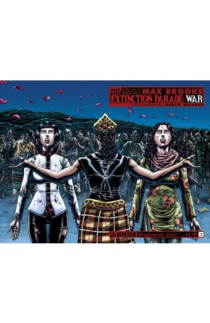 The Extinction Parade War 2A published by Avatar with cover art by Raúlo Cáceres