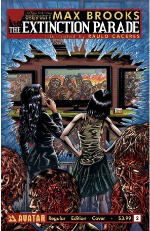 The Extinction Parade 2 published by Avatar with cover art by Raúlo Cáceres
