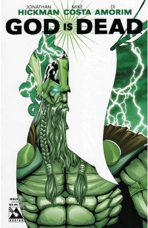 God Is Dead 1B published by Avatar with cover art by Jacen Burrows