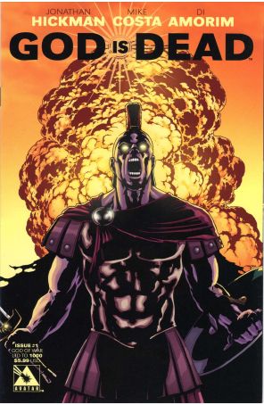 God Is Dead 1D published by Avatar with cover art by Jonathan Hickman