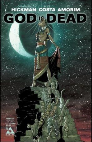 God Is Dead 1E published by Avatar with cover art by Jacen Burrows