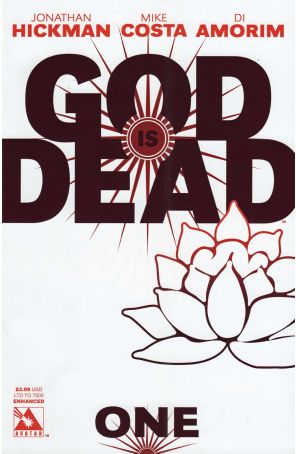 God Is Dead 1G published by Avatar with cover art by Jonathan Hickman