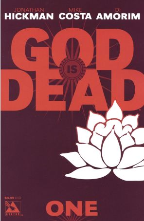 God Is Dead 1 published by Avatar with cover art by Jonathan Hickman