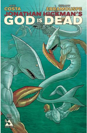 God Is Dead 12B published by Avatar with cover art by Jacen Burrows
