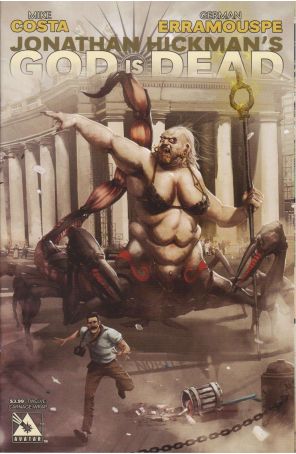 God Is Dead 12C published by Avatar with cover art by German Nobile