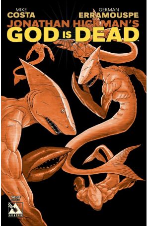 God Is Dead 12D published by Avatar with cover art by Jacen Burrows