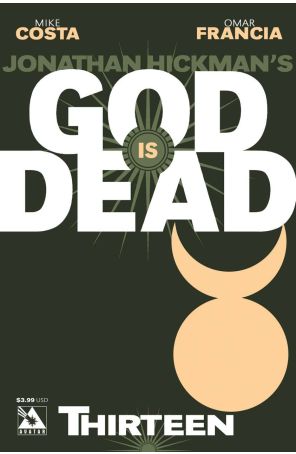 God Is Dead 13 published by Avatar with cover art by Jacen Burrows