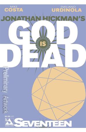 God Is Dead 17 published by Avatar with cover art by Jacen Burrows