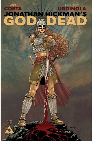 God Is Dead 18B published by Avatar with cover art by Jacen Burrows