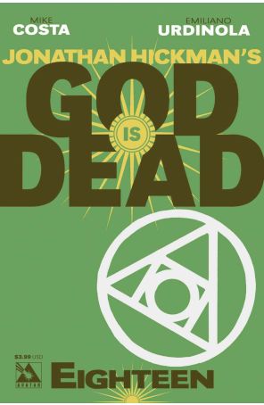 God Is Dead 18 published by Avatar with cover art by Jacen Burrows
