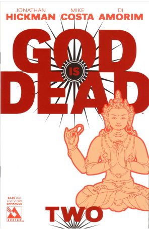 God Is Dead 2G published by Avatar with cover art by Jonathan Hickman