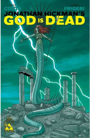 God Is Dead 20A published by Avatar with cover art by Jacen Burrows