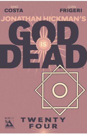 God Is Dead 24 published by Avatar with cover art by Jacen Burrows