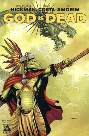 God Is Dead 3A published by Avatar with cover art by Jacen Burrows