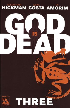 God Is Dead 3 published by Avatar with cover art by Jonathan Hickman