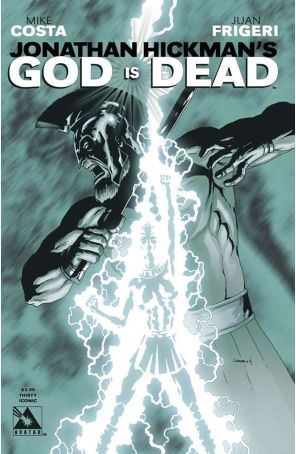 God Is Dead 30C published by Avatar with cover art by Jacen Burrows