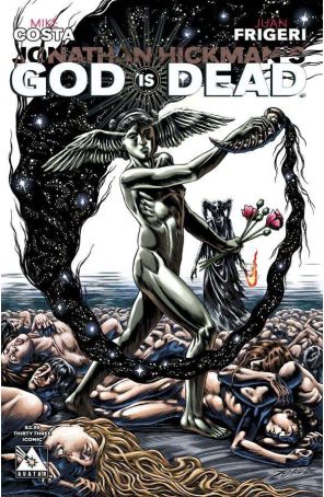 God Is Dead 33C published by Avatar with cover art by Raúlo Cáceres