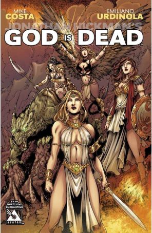 God Is Dead 35A published by Avatar with cover art by José Luis