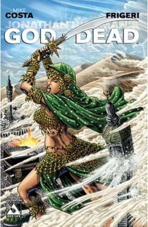 God Is Dead 36A published by Avatar with cover art by Raúlo Cáceres