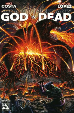 God Is Dead 37B published by Avatar with cover art by Raúlo Cáceres