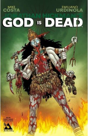 God Is Dead 38B published by Avatar with cover art by Jacen Burrows