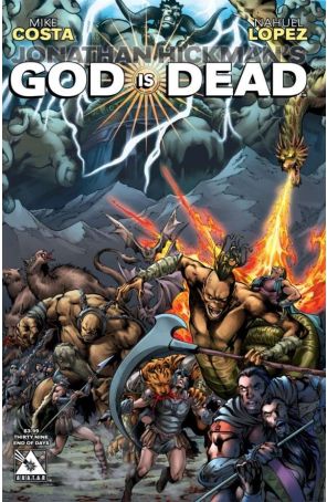 God Is Dead 39D published by Avatar with cover art by José Luis