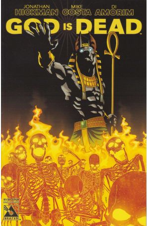 God Is Dead 4A published by Avatar with cover art by Jacen Burrows