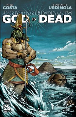 God Is Dead 41C published by Avatar with cover art by Juan Frigeri