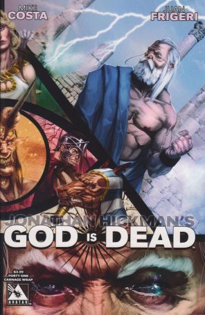 God Is Dead 41D published by Avatar with cover art by German Nobile