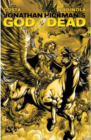 God Is Dead 41E published by Avatar with cover art by Juan Frigeri