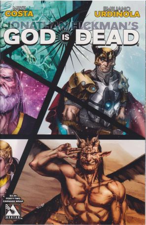 God Is Dead 42D published by Avatar with cover art by German Nobile