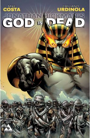 God Is Dead 43C published by Avatar with cover art by Juan Frigeri
