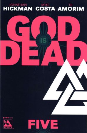 God Is Dead 5 published by Avatar with cover art by Jonathan Hickman