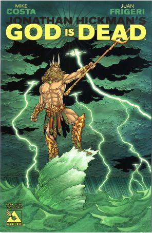 God Is Dead 8A published by Avatar with cover art by Jacen Burrows