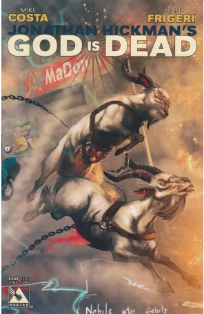God Is Dead 8C published by Avatar with cover art by Jacen Burrows