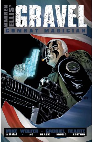 Gravel: Combat Magician 0C published by Avatar with cover art by Mike Wolfer