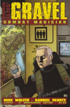 Gravel: Combat Magician 1A published by Avatar with cover art by Gabriel Rearte