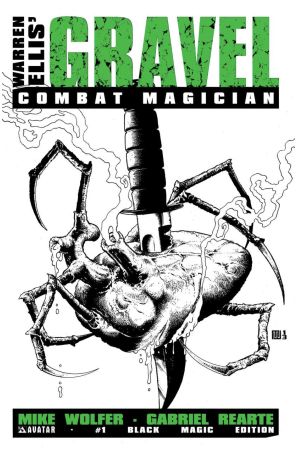 Gravel: Combat Magician 1C published by Avatar with cover art by Gabriel Rearte