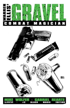 Gravel: Combat Magician 2C published by Avatar with cover art by Gabriel Rearte