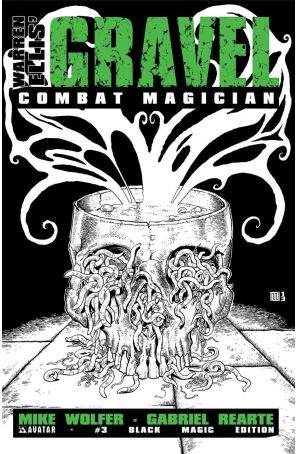 Gravel: Combat Magician 3C published by Avatar with cover art by Mike Wolfer