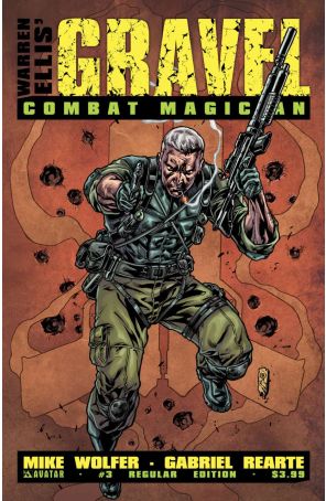 Gravel: Combat Magician 3 published by Avatar with cover art by Canaan White