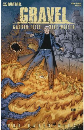 Gravel 12A published by Avatar with cover art by Mike Wolfer