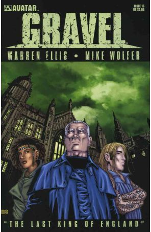 Gravel 15 published by Avatar with cover art by Mike Wolfer
